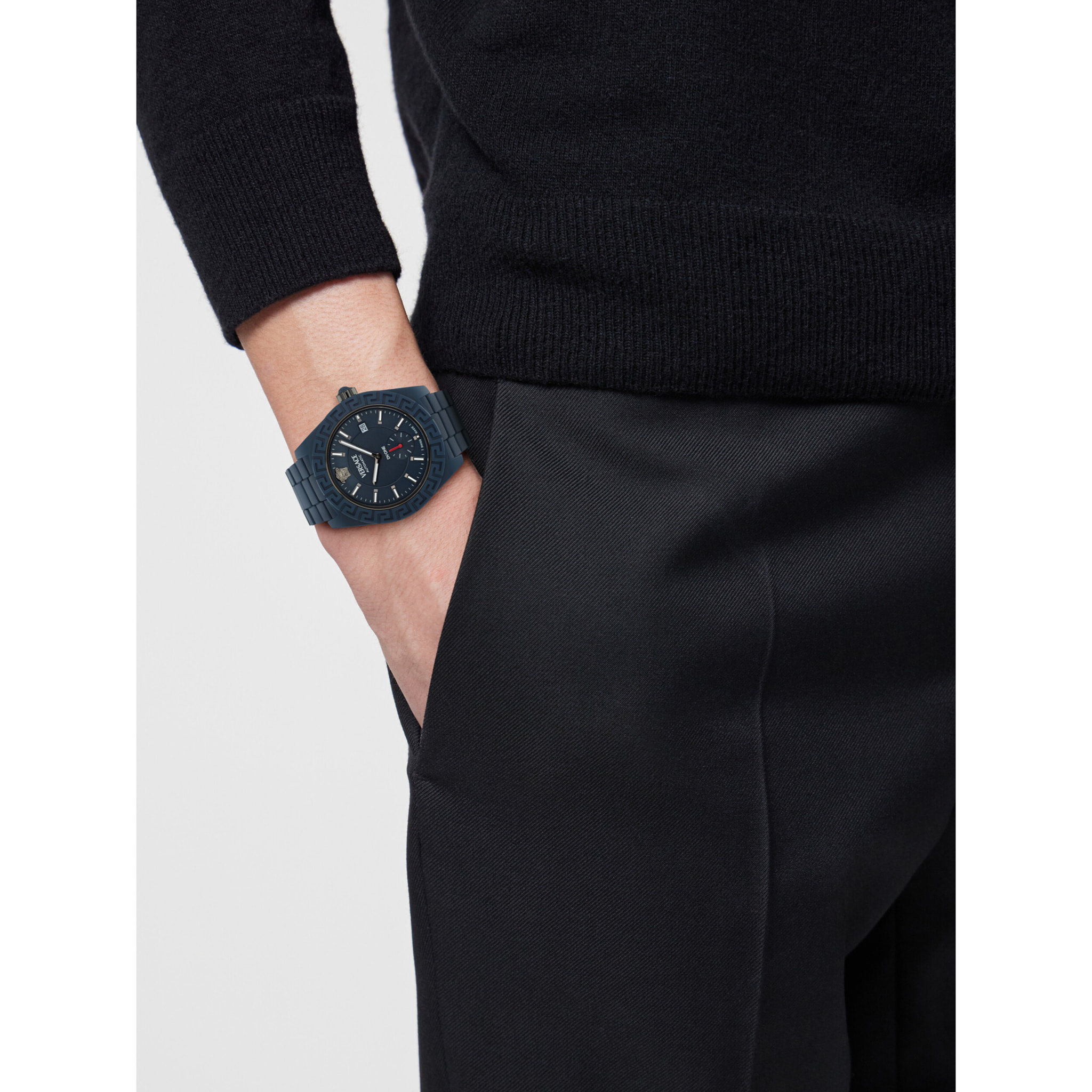 Versace Orologio Analogico Al Quarzo Dv One Gent Cer.(Wc-7K)