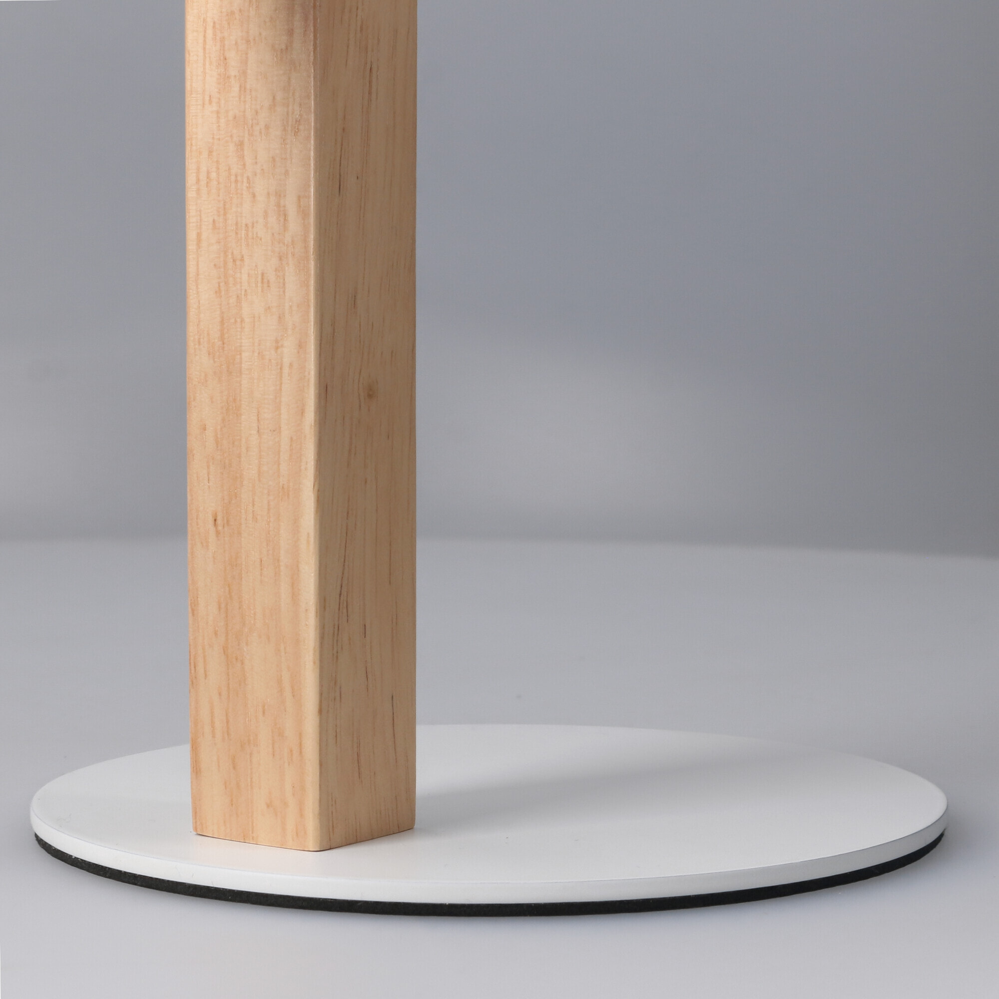 FORLIGHT Bodhi Lámpara de Mesa para Escritorio LED Articulada de Madera Natural. Flexo de Escritorio Nórdico Blanco