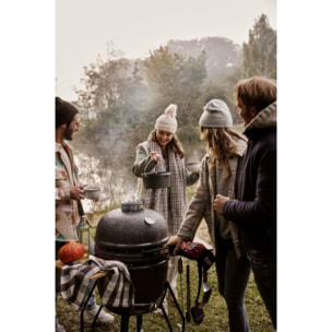 Kamado GRILL GURU GGO222 Original Medium Basic gris sur chariot 40 cm