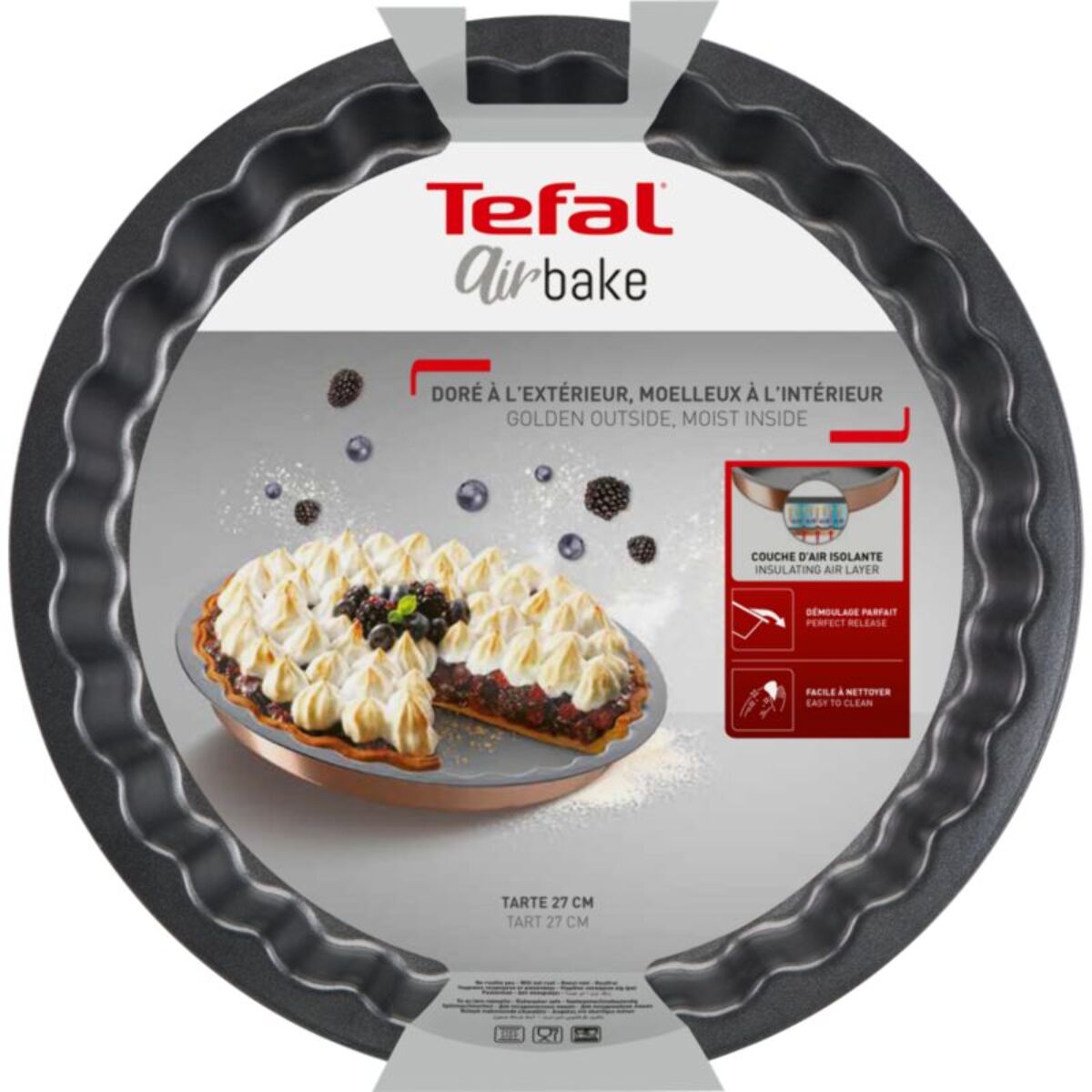 Moule à tarte TEFAL Airbake diam 27 cm