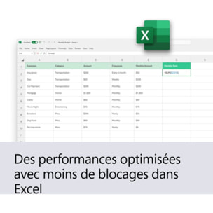Logiciel de bureautique MICROSOFT Office Famille 2024