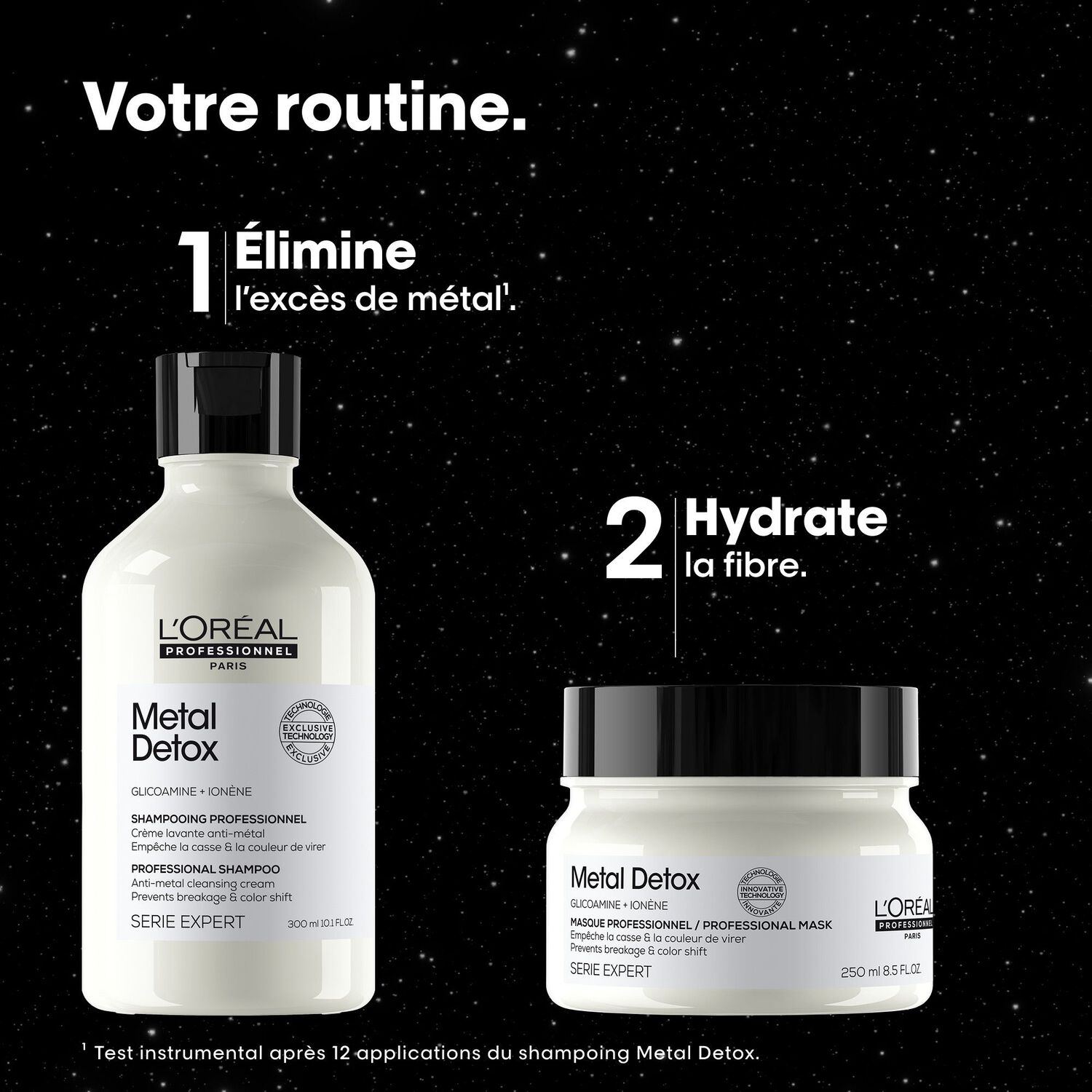 Serie Expert Metal Detox - Coffret Shampooing 300 ml + Masque 250 ml