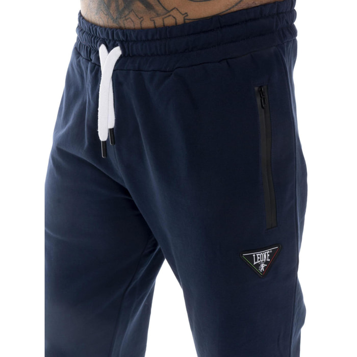 Pantaloni sportivi da uomo con polsino Leone Patch