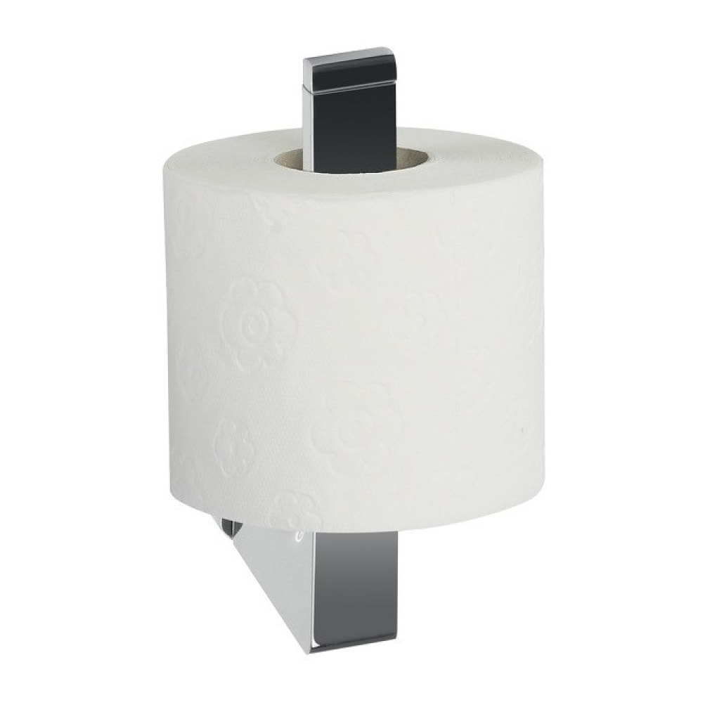 Porte rouleau papier WC Mural MILO Acier Gris Spirella