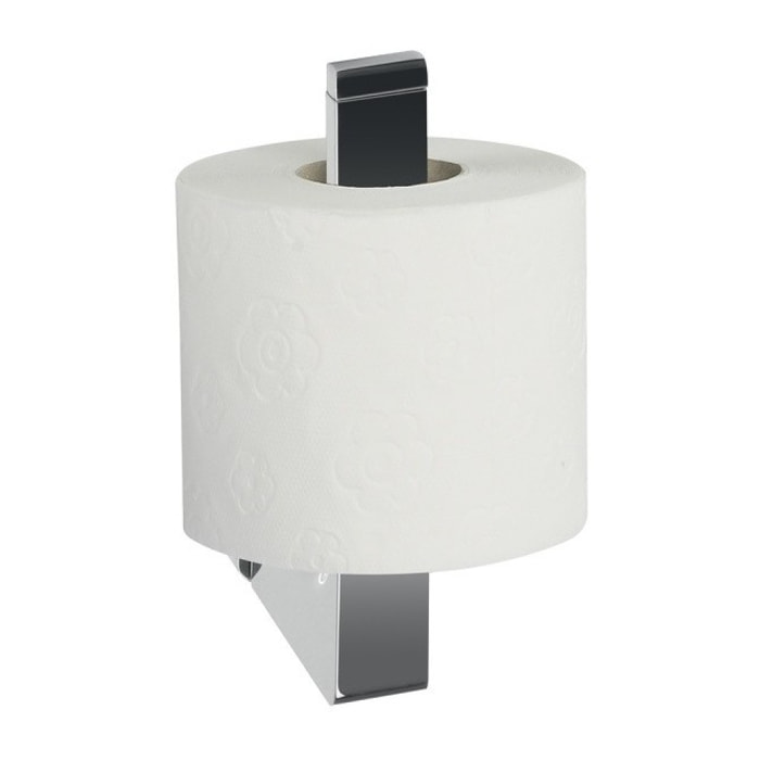 Porte rouleau papier WC Mural MILO Acier Gris Spirella