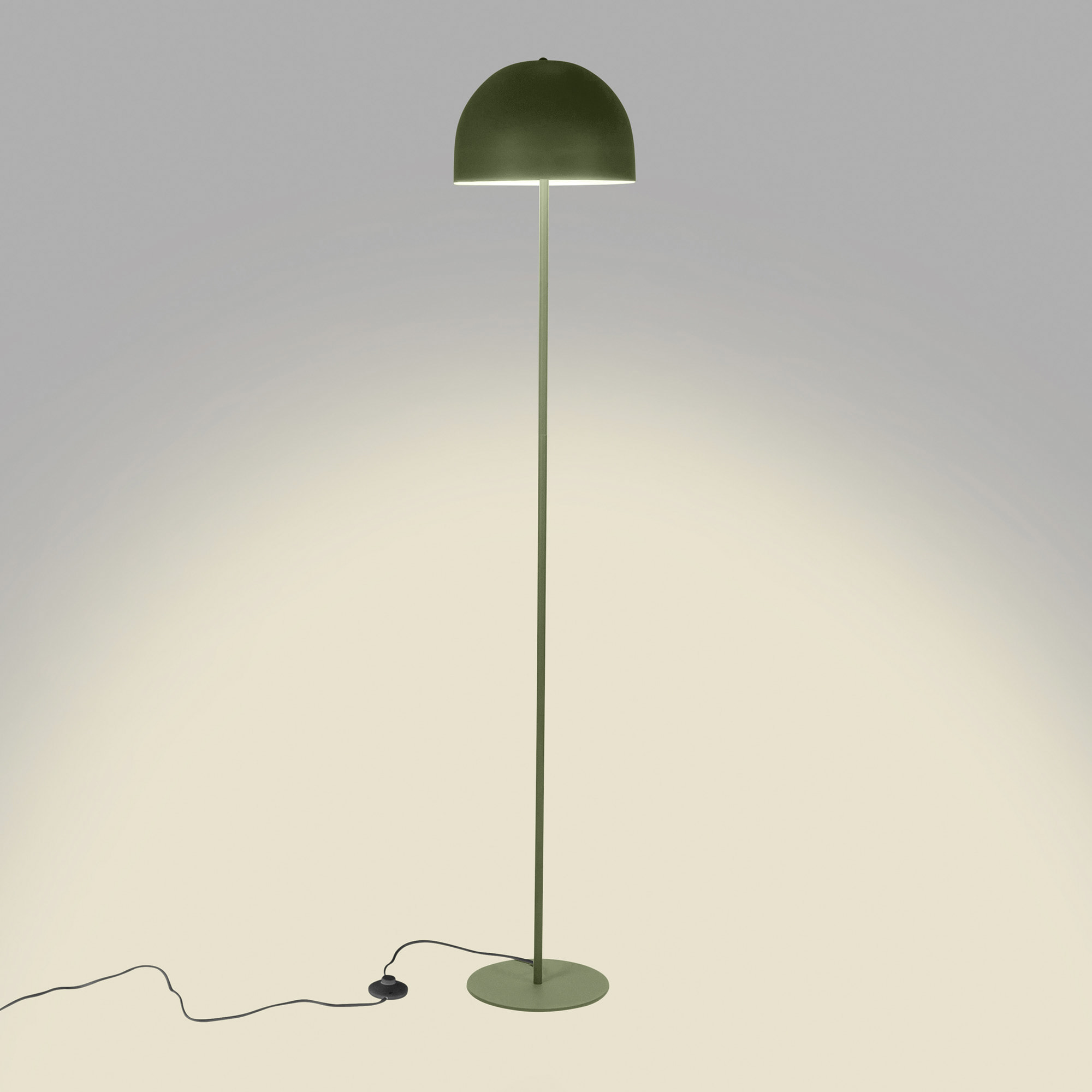 Forlight Fres pie de salón verde para bombilla E27