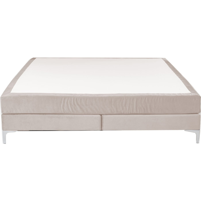Sommier Boxspring Benito crème Kare Design