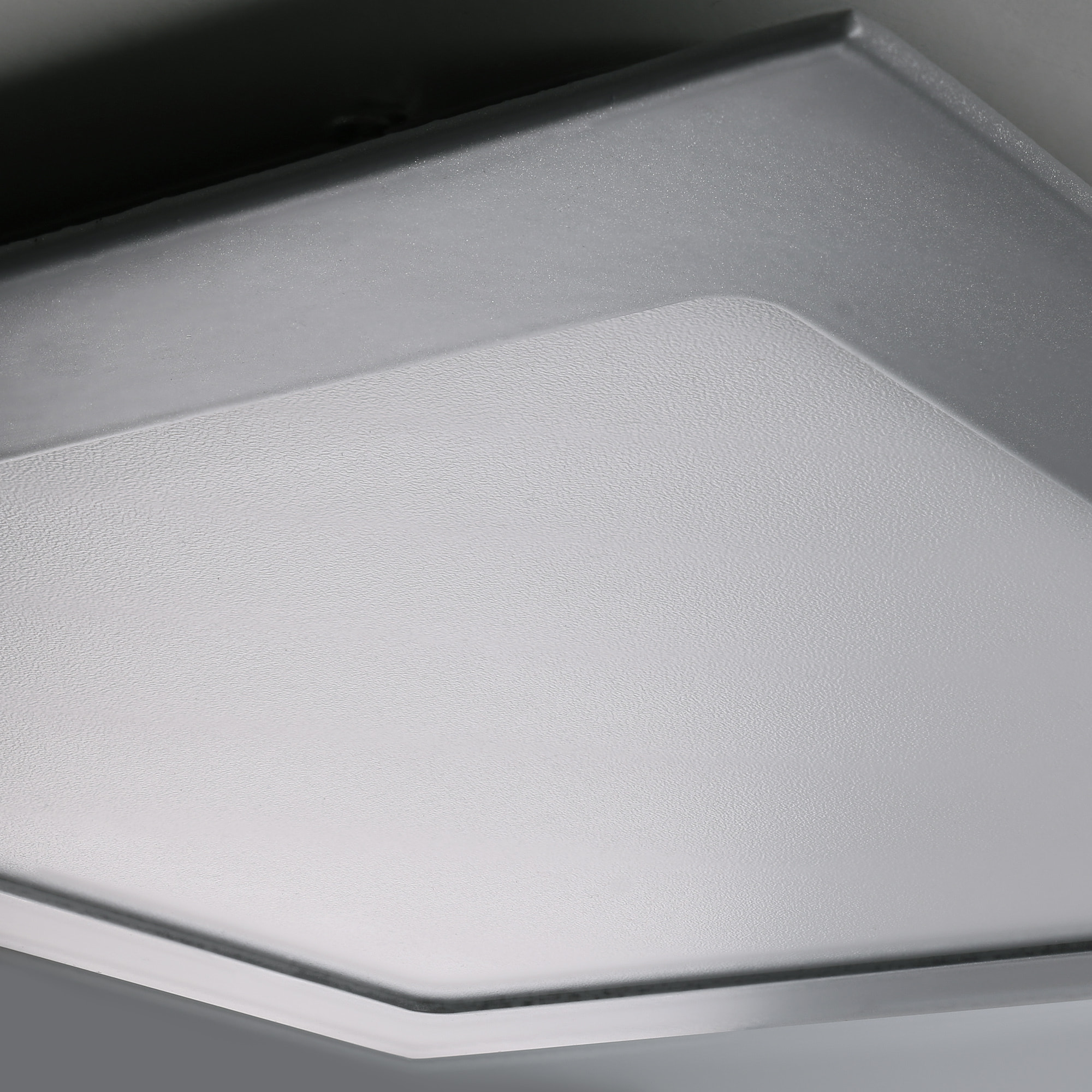 Forlight Downlight Ip23 Easy Square 225Mm Led 15,5W 3000K Gris 1371Lm