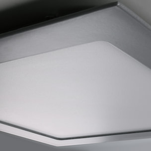 Forlight Downlight Ip23 Easy Square 225Mm Led 15,5W 3000K Gris 1371Lm