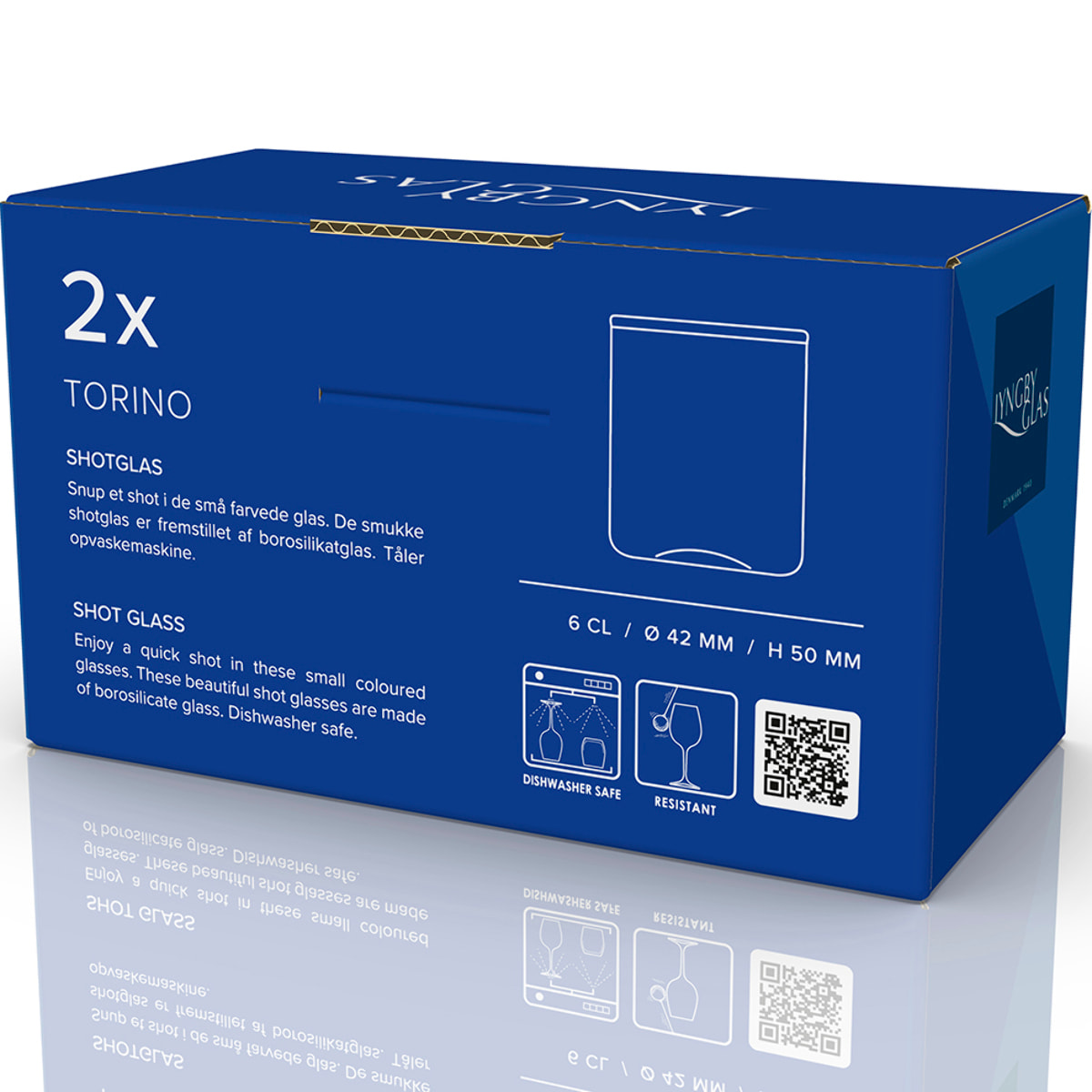 Set de 2 verres à shot 5,5cl