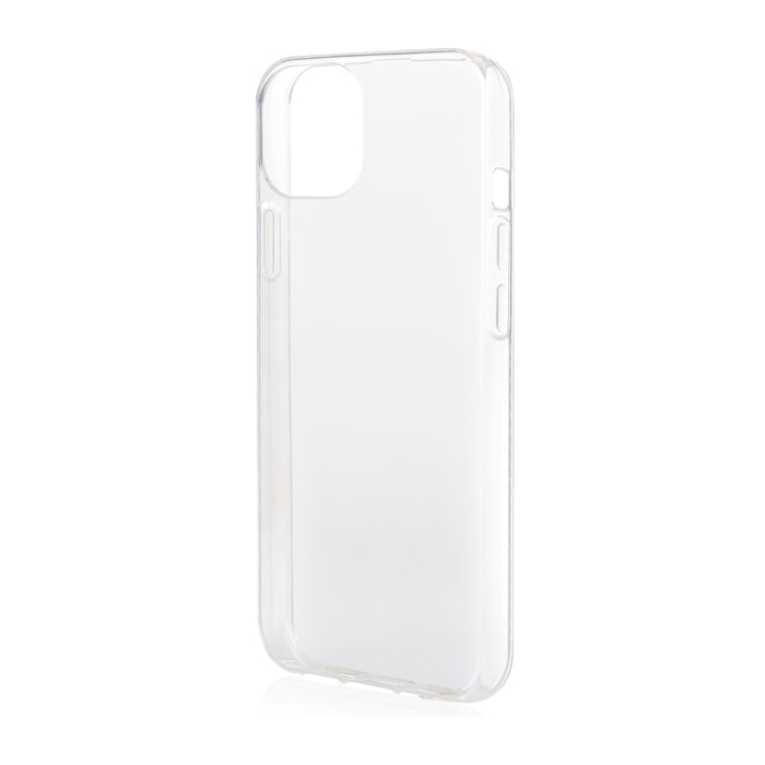 Custodia Slim Crystal Clear in TPU trasparente per iPhone 13 Pro Max.
