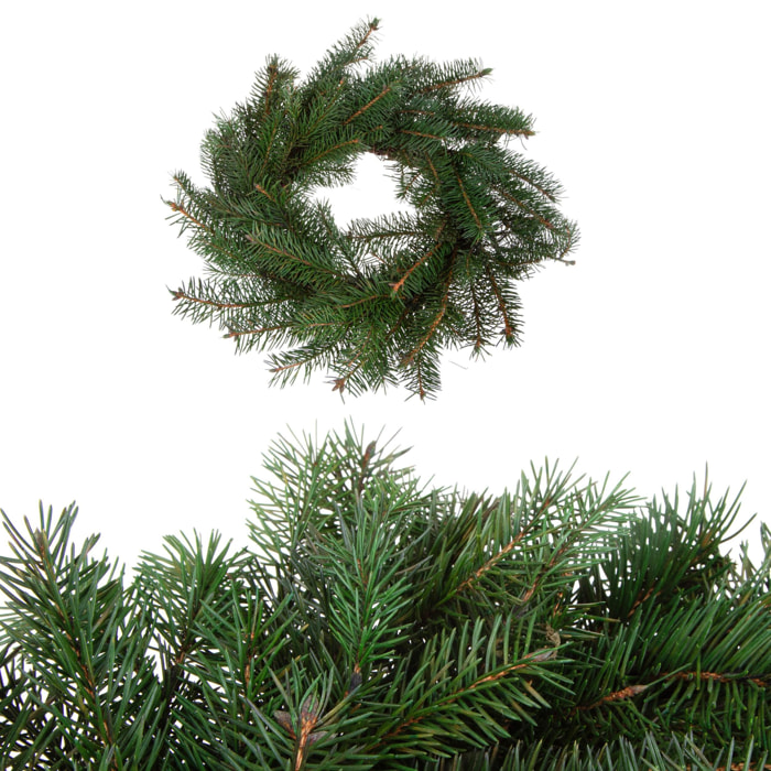 Corona abete - Pezzi 2 - 30xH5x30cm - Bianchi Dino SpA