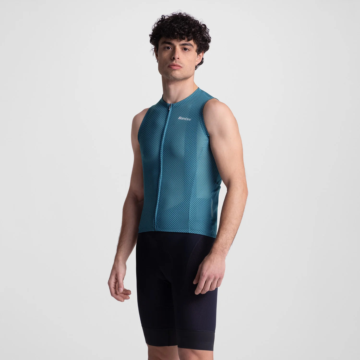 Opal Men's Sleeveless Jersey - Petroleum - Petroleum