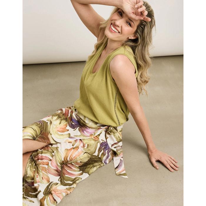 Falda Midi Multicolor - Kaprina