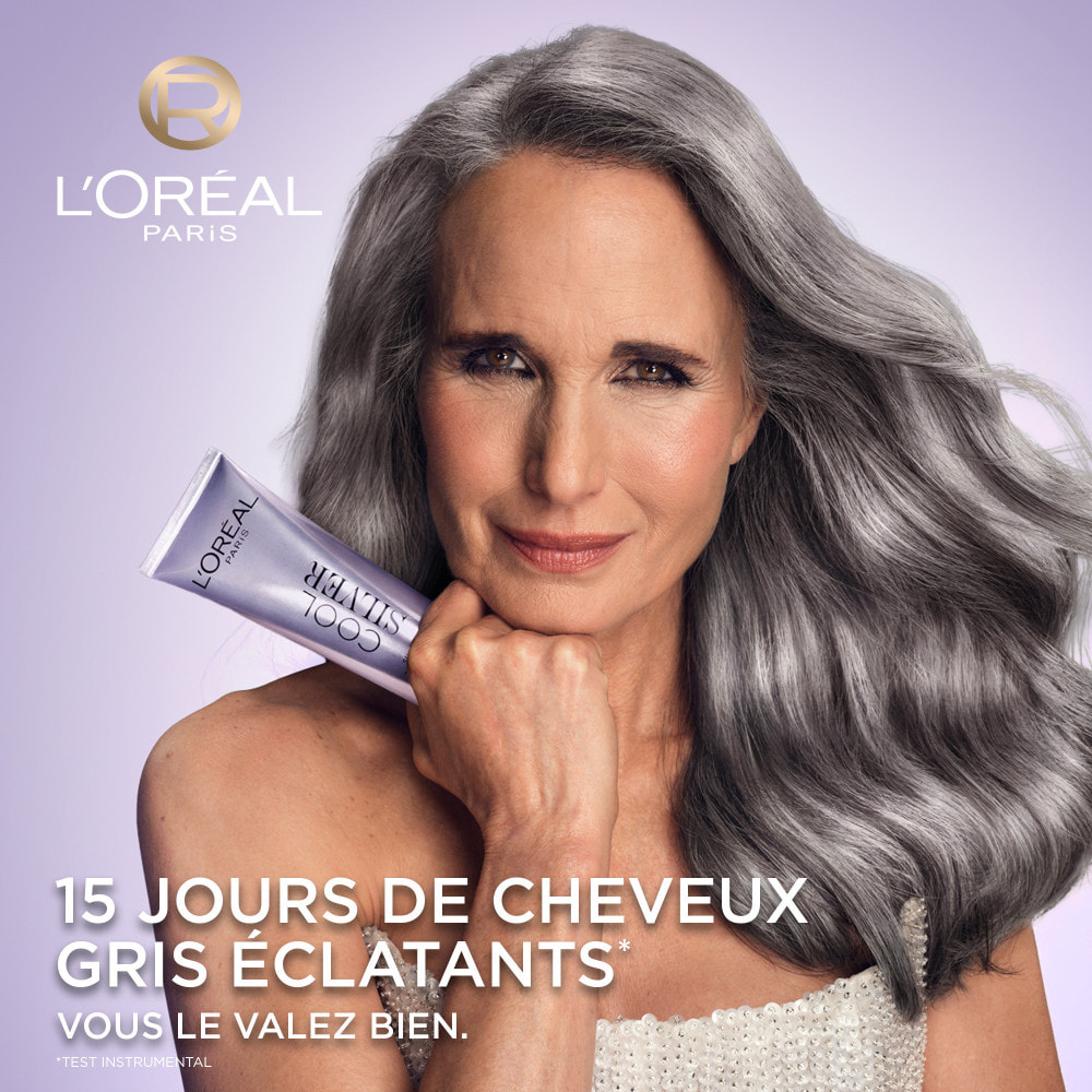 L'Oréal Paris Cool Silver Soin Sublimateur de Gris - Argent Satiné