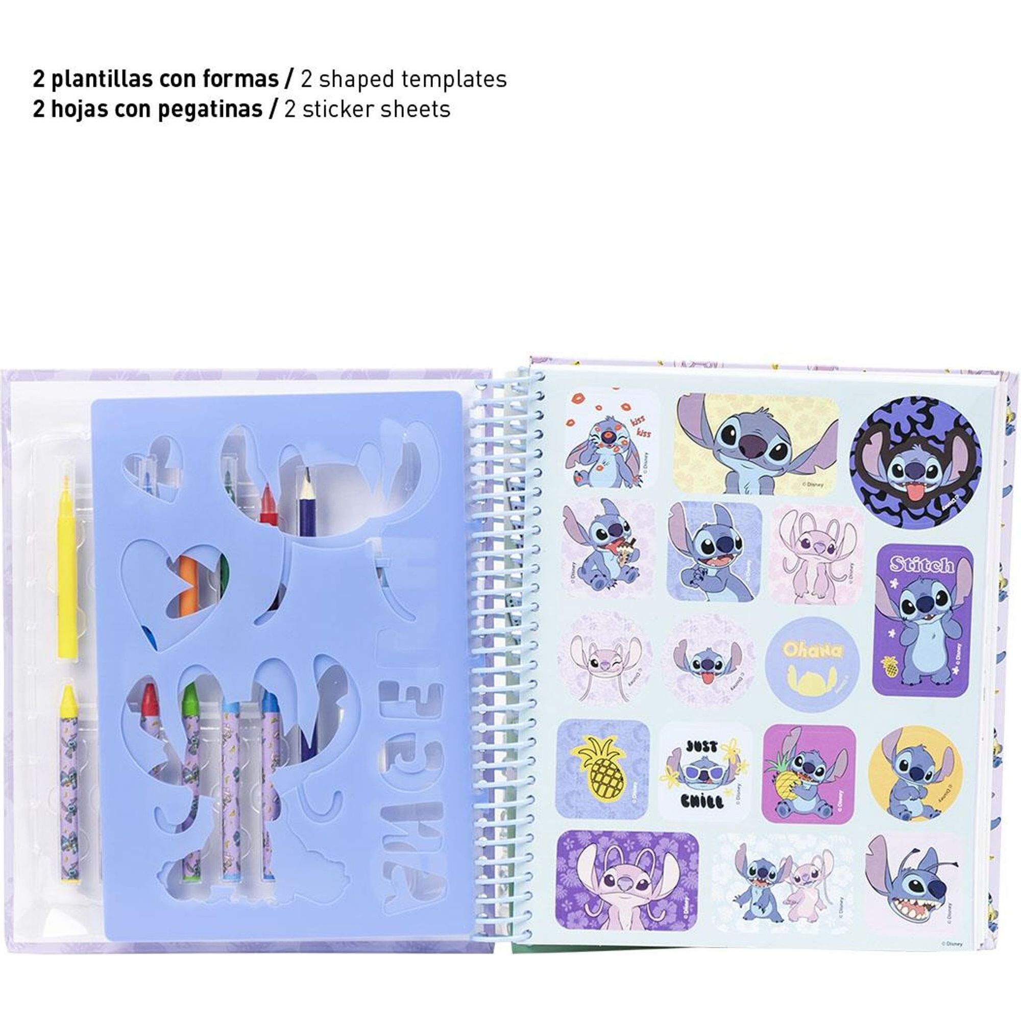 Album Actividades Coloreable Stitch