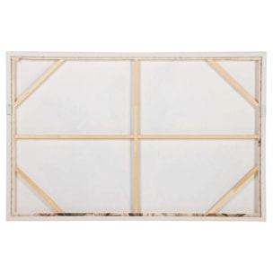 Cuadro Hojas 50% Pintado A Mano 122x4x83 Cm