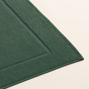 Tapis de bain coton peigné - 600 g/m2 emerald