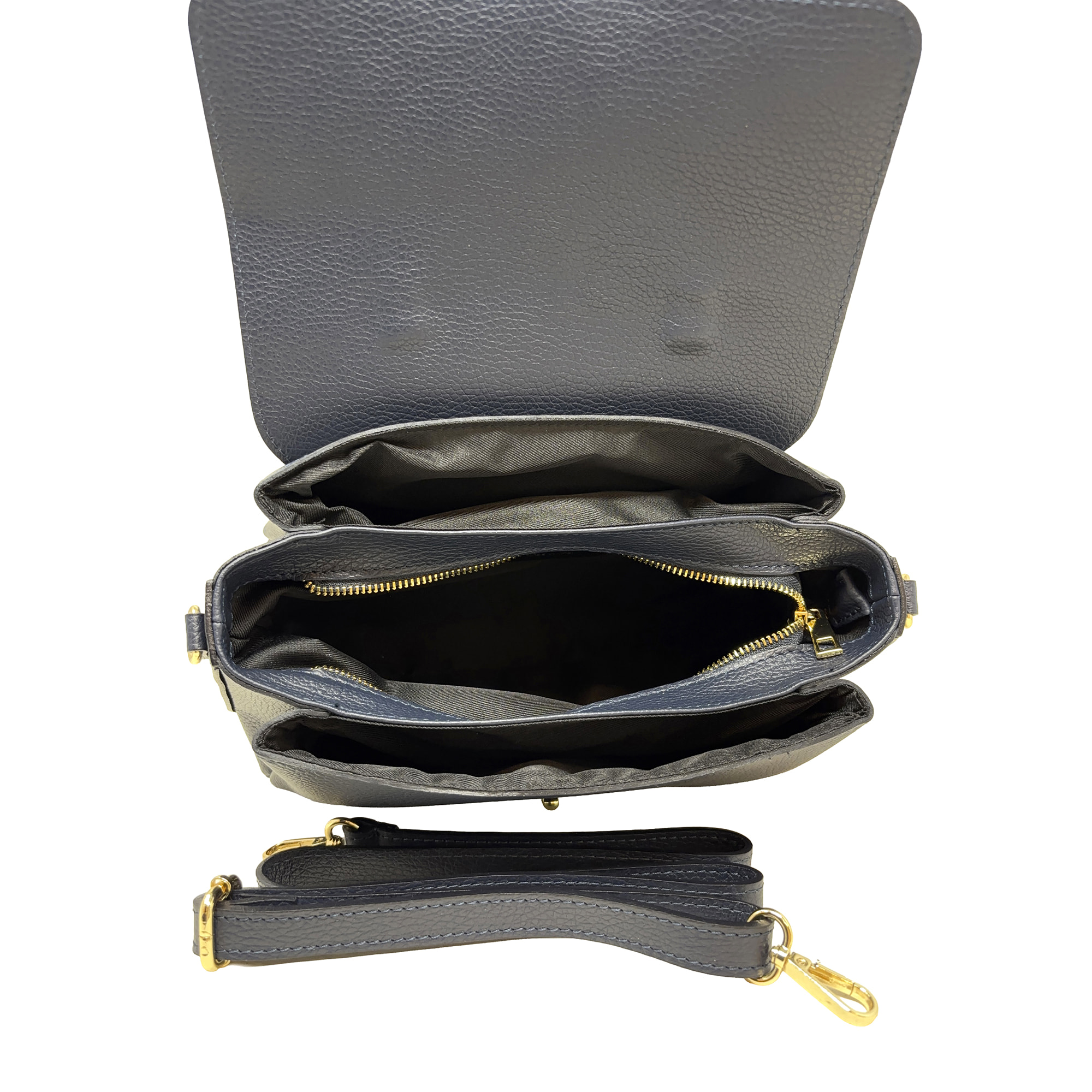 Borsa a Mano Elegante in Vera Pelle Made in Italy