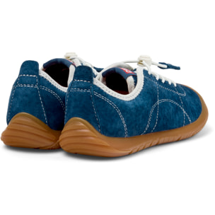 Zapatillas - CAMPER Peu Path Kids - Azul - Cuero nobuk