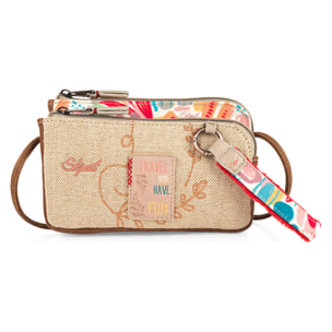 Minibolso Skpat Arezzo Beige