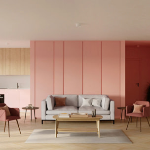 Table basse rectangulaire en bois clair - Sadi