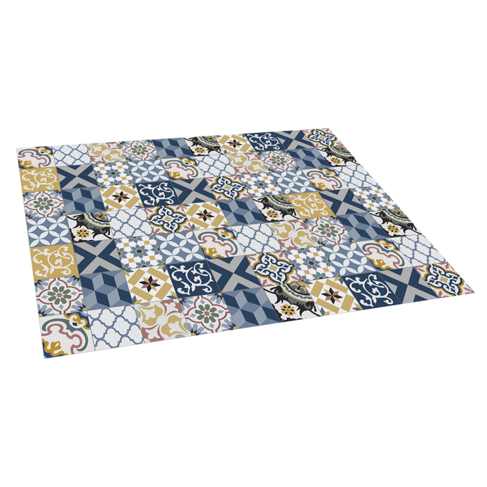 Tapis compact ARTDECO Patch Bleu