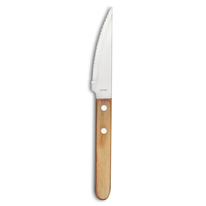 Steak Pizza Jumbo Bois - Set de 12 couteaux steak