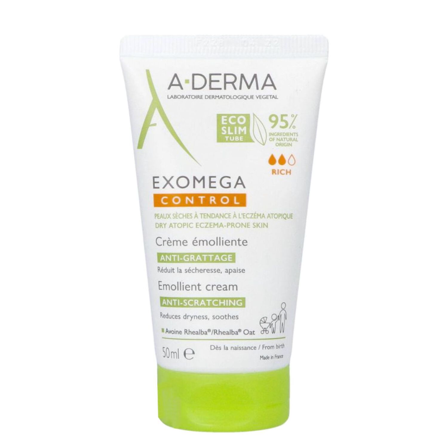 Exomega Control - Crème Emolliente Anti-Grattage