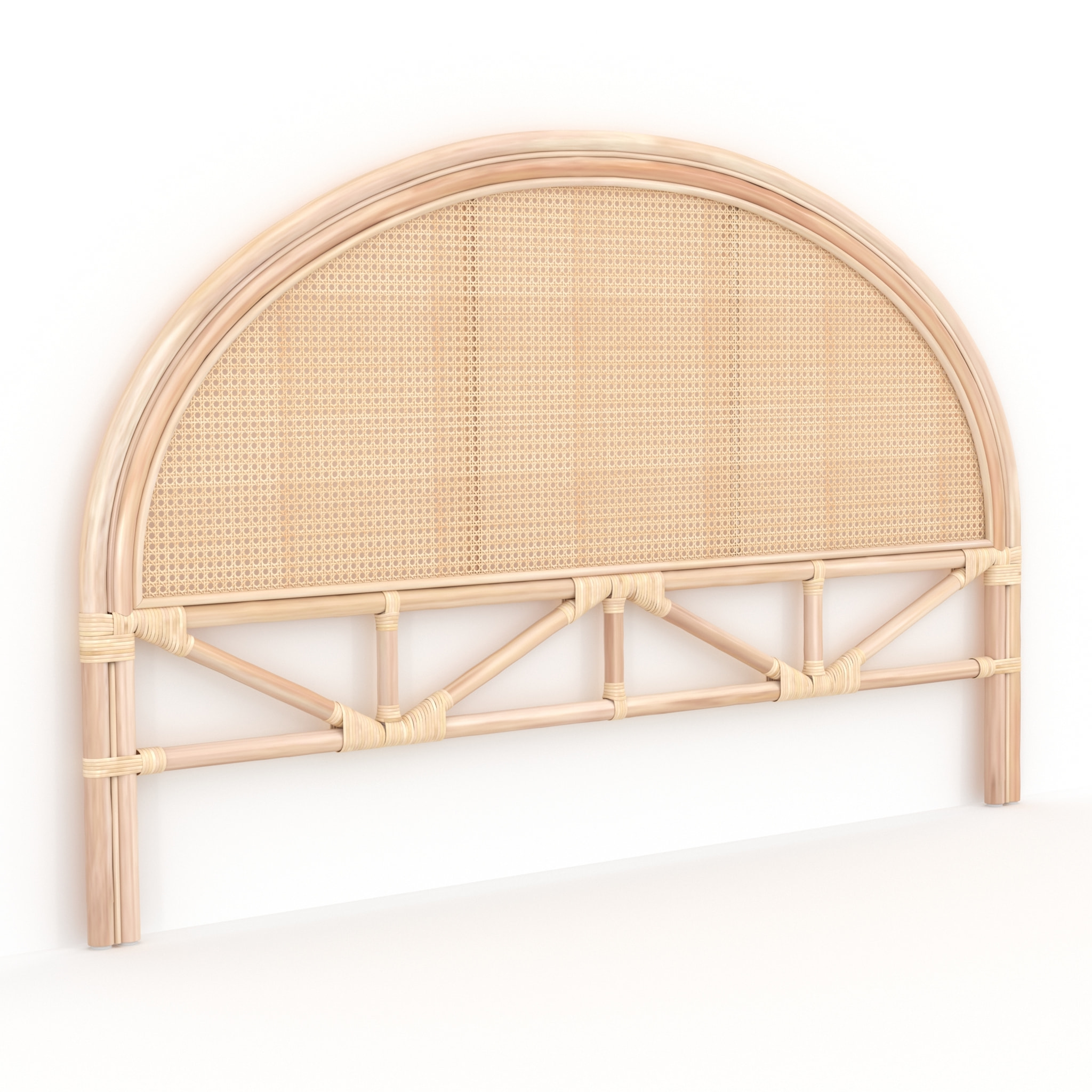 Tête de lit 160 cm en rotin et cannage - Madya