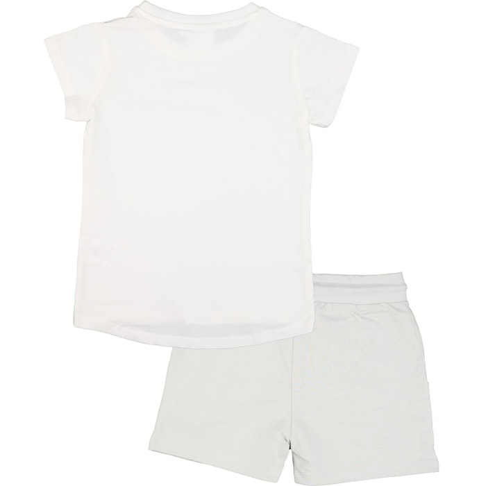 Set completo da bambina con t-shirt e pantaloncini Leone Be Glam