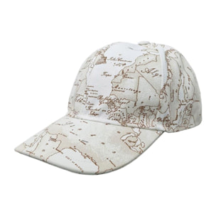 Alviero Martini 1a Classe Cappello Baseball Donna Geo Bianco