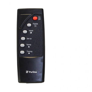 Chimenea eléctrica de suelo con estante 2000 W CHE-710 W PURLINE 2000 W