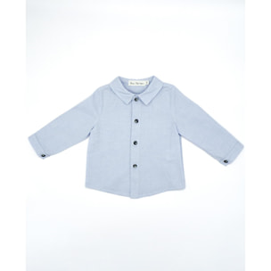 Camisa oxford azul