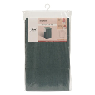 Corbeille à linge Colorama rectangulaire pliable 74L vert