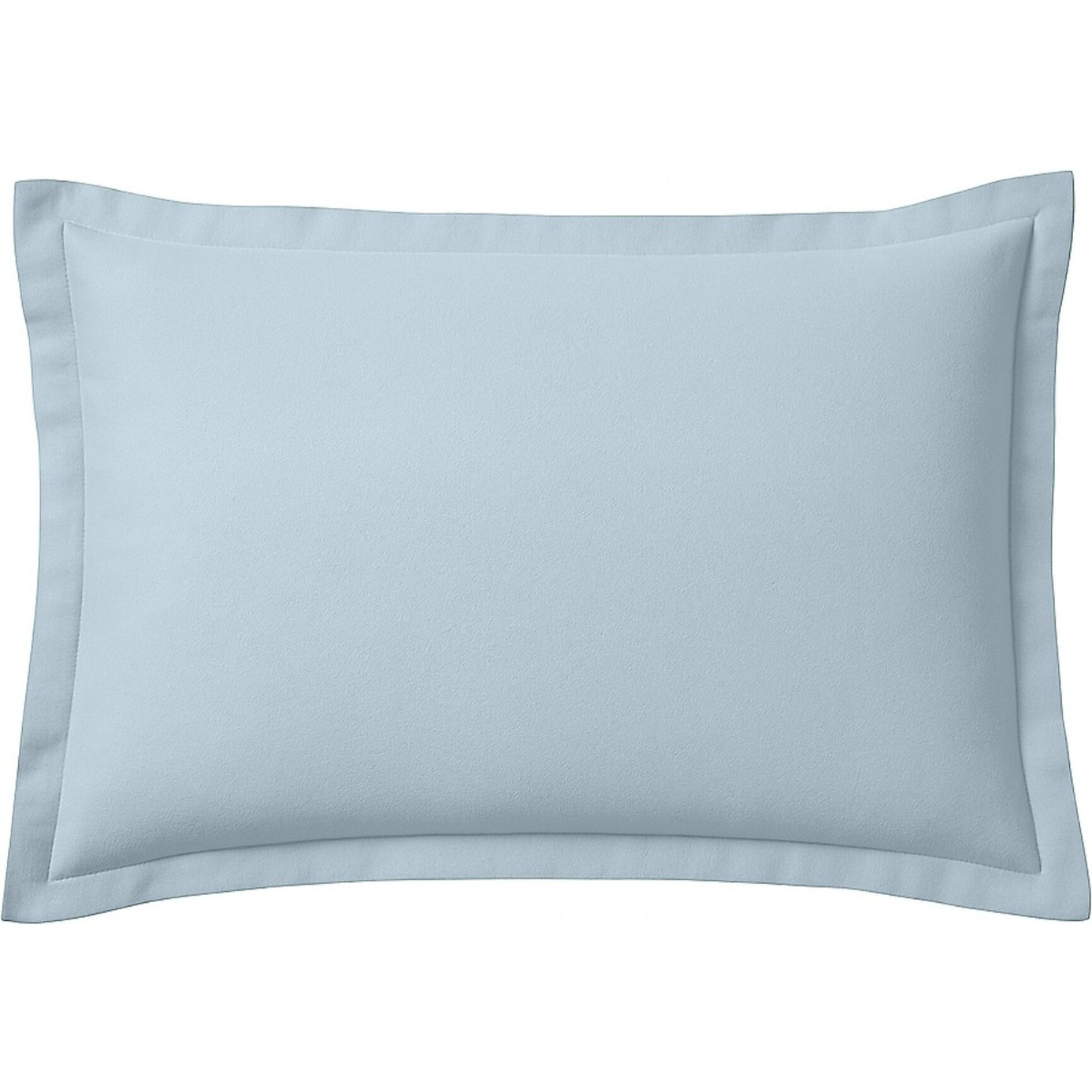 Taie d'oreiller 100% flanelle coton 160gr_bleu