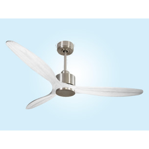 Ventilador de techo Reversible Termostato Wifi Motor DC Techos Inclinados Mando a Distancia Hypersilence Memoria SalD166C0364990 PURLINE