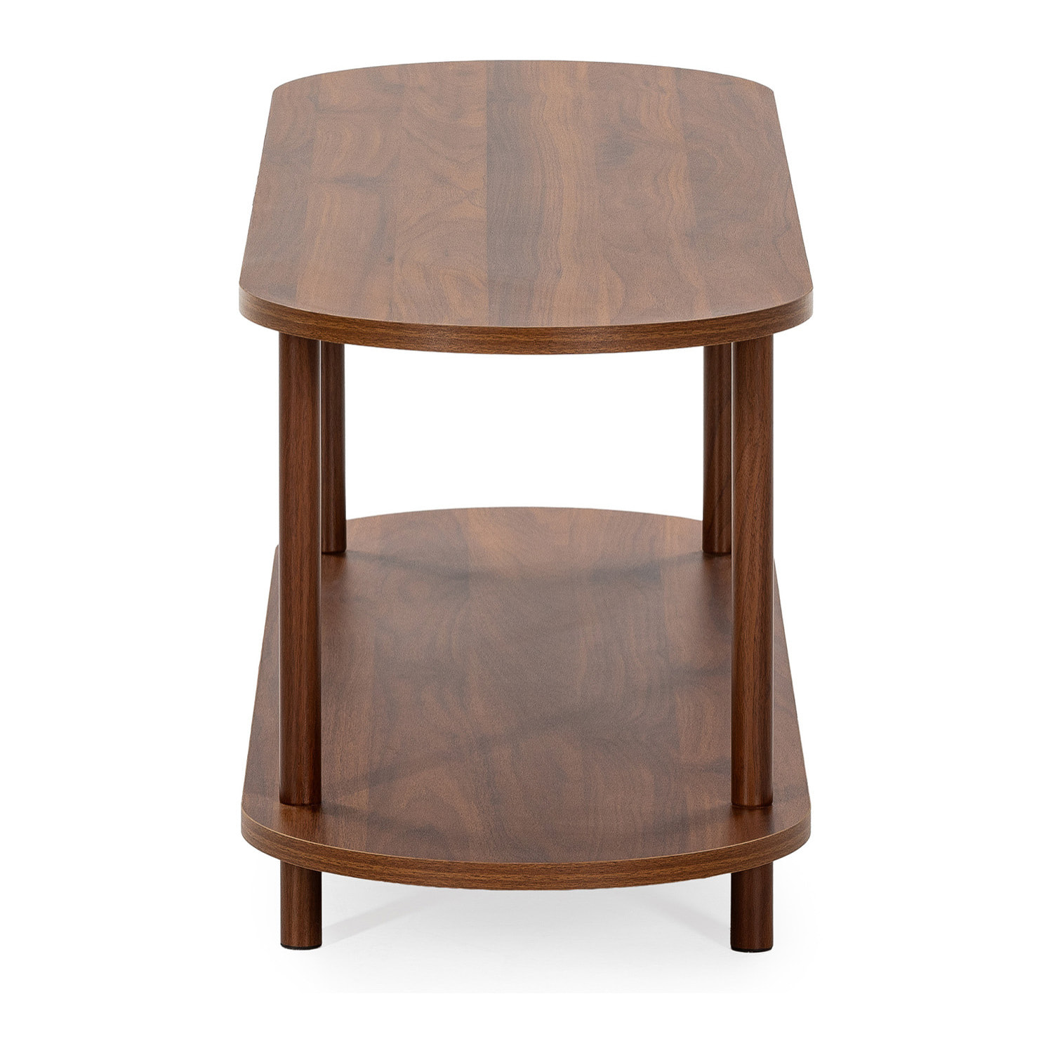 Mueble tv Montana 2 estantes efecto Nogal