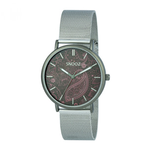 Reloj Snooz SAA1042-86 Unisex Analogico Cuarzo con Correa de Acero