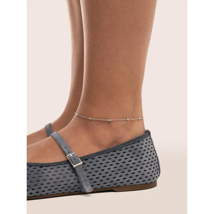 Tobillera Dots Acero