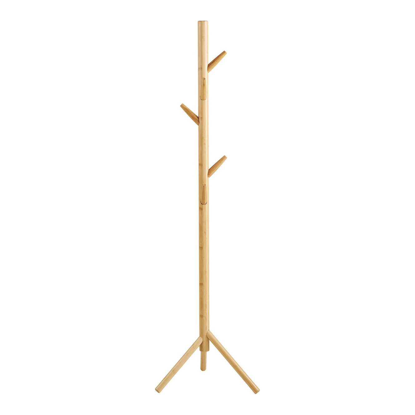 Appendiabiti Wanaka in bambù naturale a forma di albero 50x163 cm