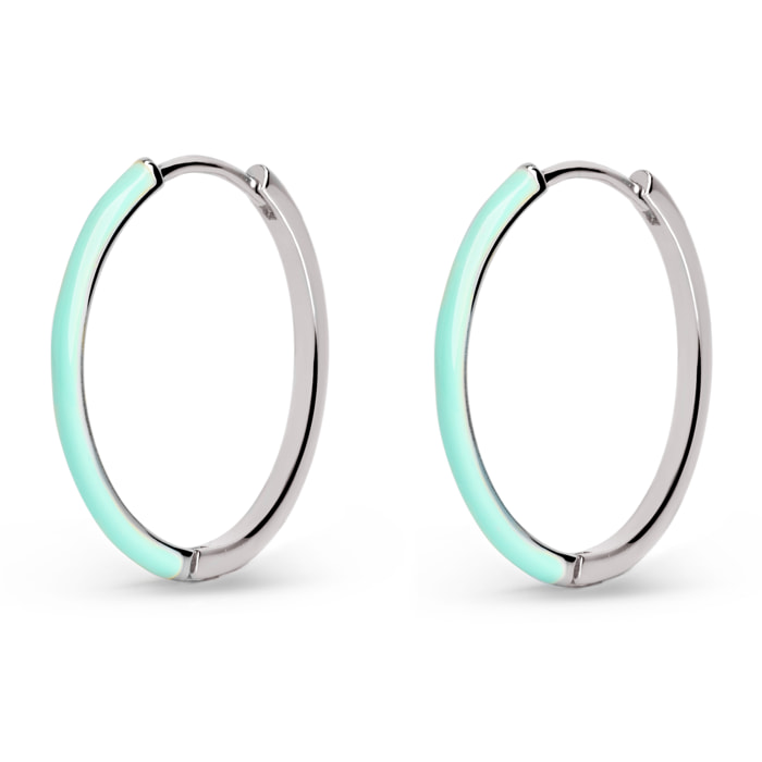 Orecchino L Sky Enamel