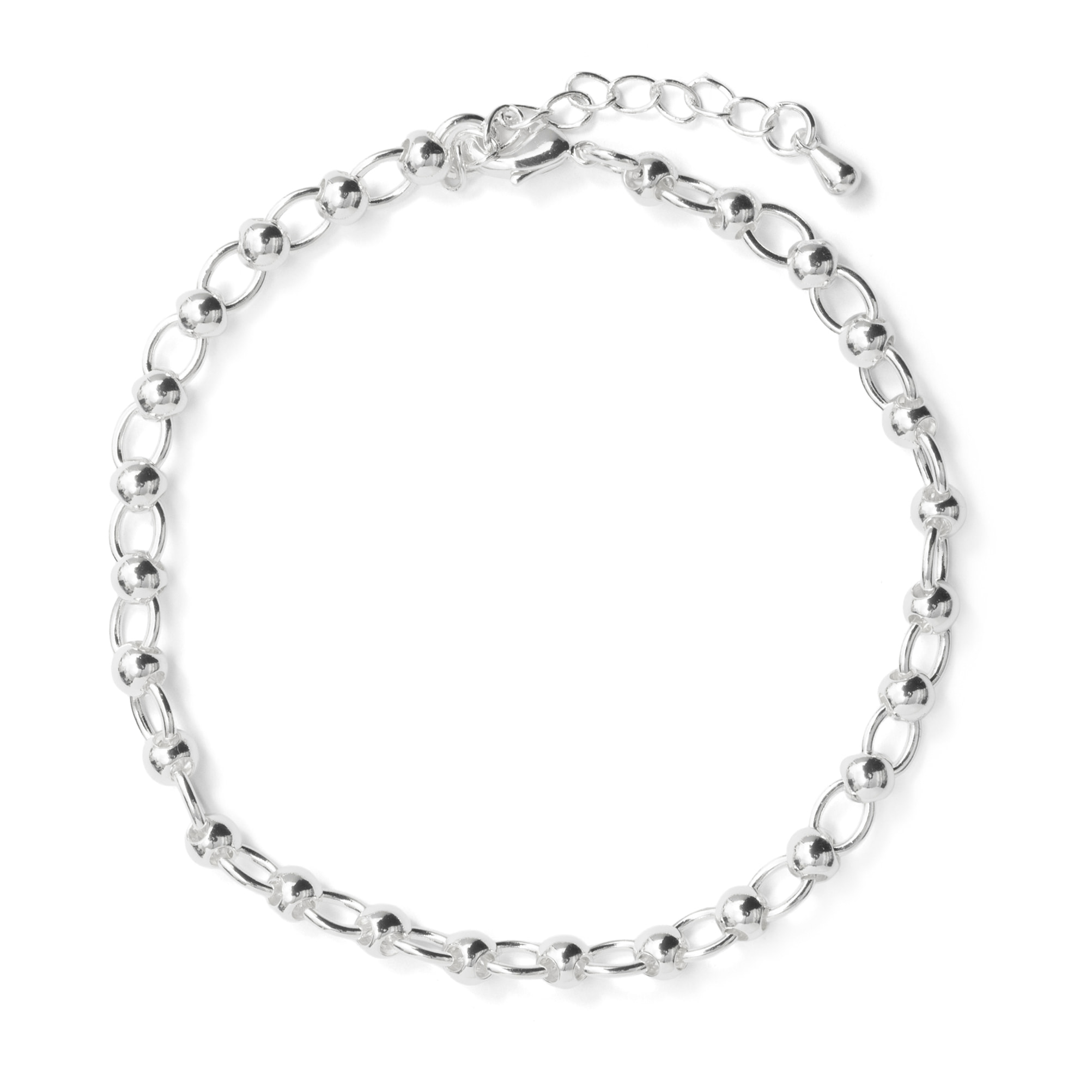 Pulsera Adthi acabado plata