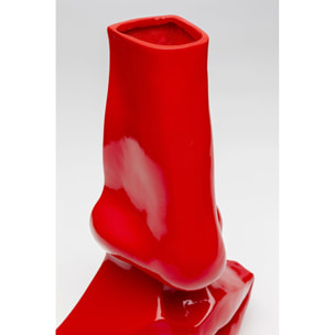 Vase nez et lèvres rouges 38cm Kare Design