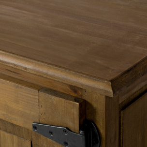 Buffet en bois recyclé 2 portes - Ottawa