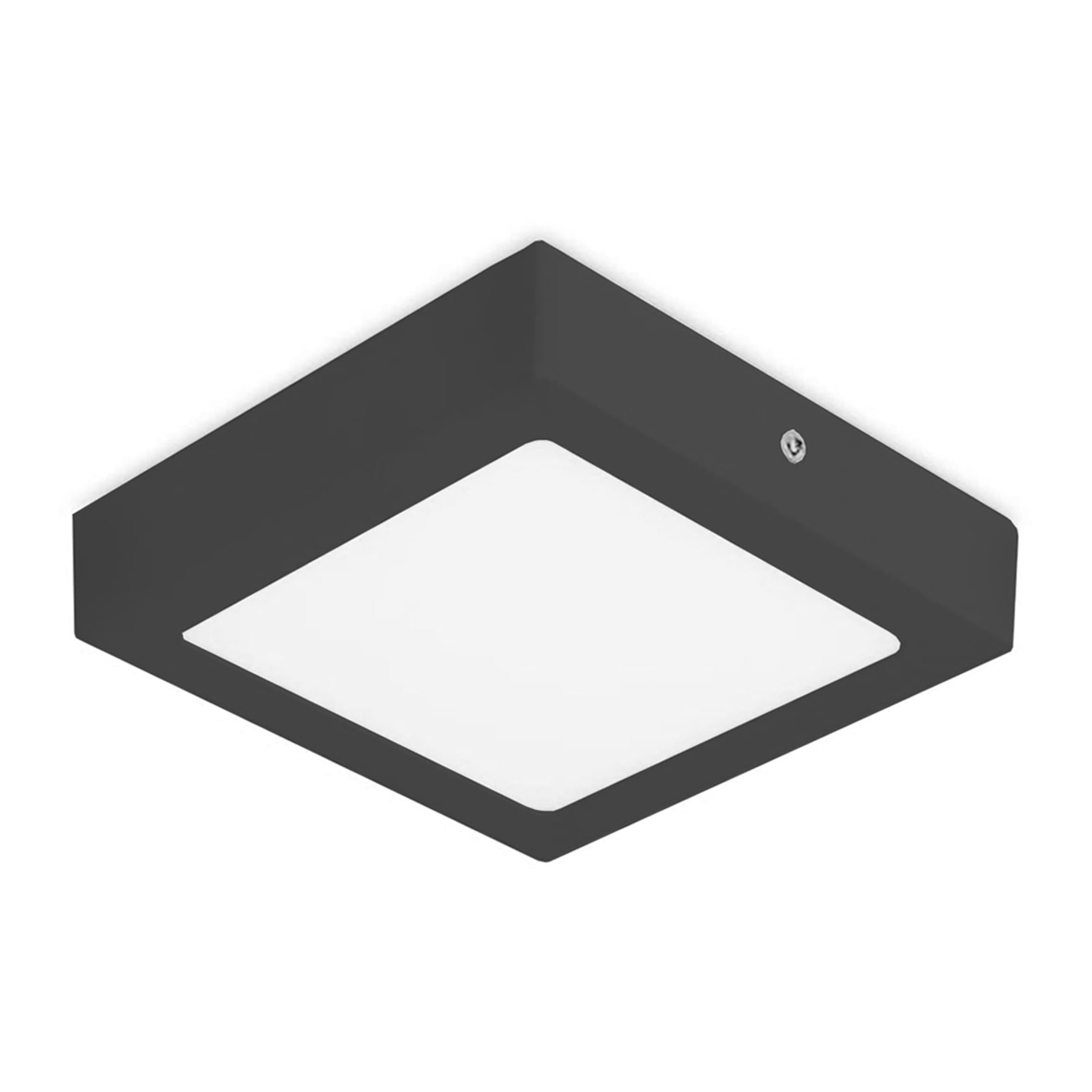 Forlight Downlight LED Eficiente para Techo, 120x120 mm, Acabado Negro Opal, Aluminio Resistente, Iluminación Moderna y Elegante para Hogar, Tecnología CCT Integrada