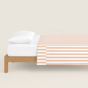 Juego de Sábanas Estampadas - Incluye 1 o 2 Fundas de Almohada - 100% Algodón - Costa Scarlet