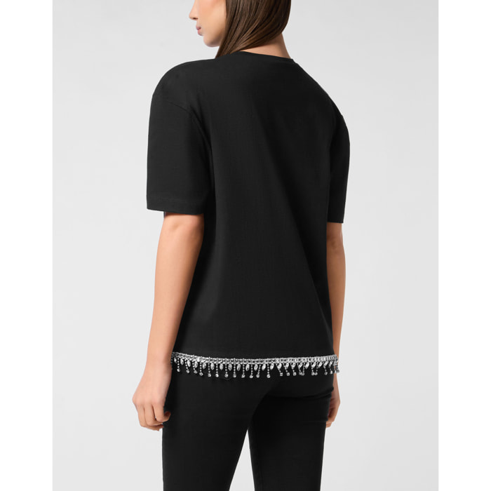 PHILIPP PLEIN Camiseta cuello pico Ss SIGNATURE