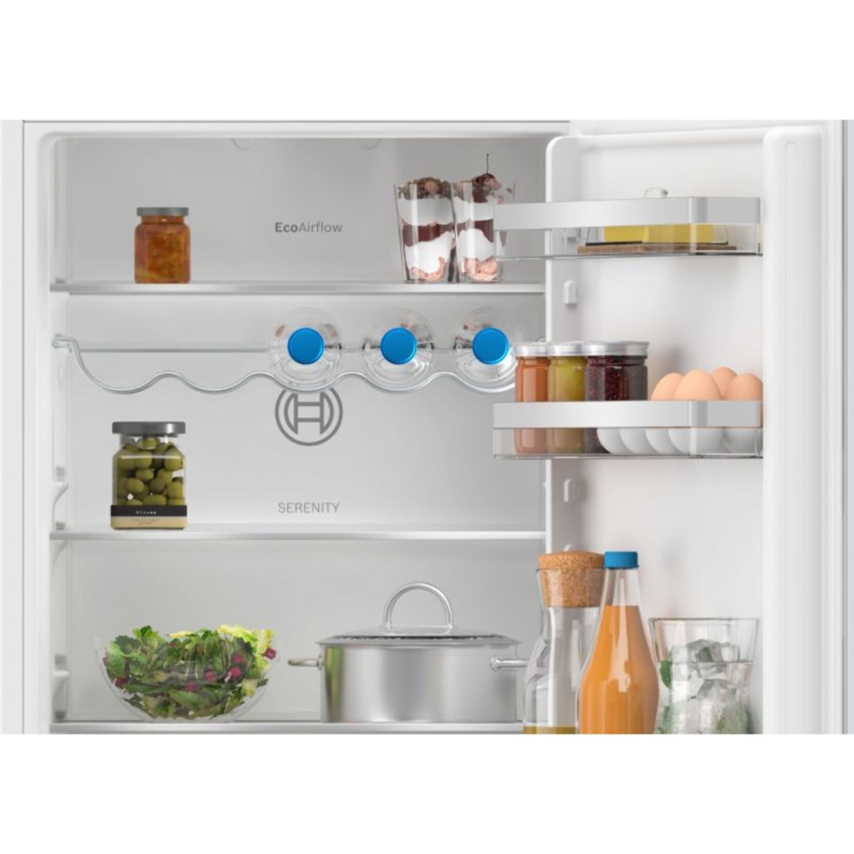 Réfrigérateur combiné encastrable BOSCH KIN86MSE0 Serenity Eco Airflow