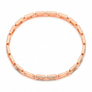 Pulsera Muka acabado oro rosa 18k